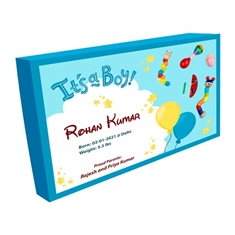 Baby Announcement Gift Box 18 Compartments